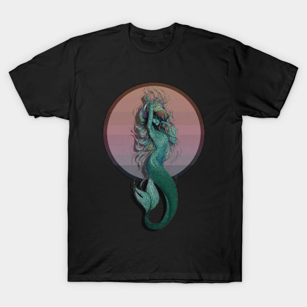 Mermaid Love !!! T-Shirt by adityawagaskar